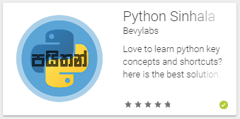 Python-Sinhala